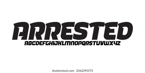 Sport Modern Future bold Alphabet Font. Typography urban style fonts for technology, digital, movie logo bold style. vector illustration

