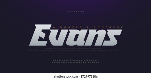 Sport Modern Future bold, italic Alphabet Font. Typography urban style fonts for technology, digital, movie logo bold and italic style. vector illustration - Shutterstock ID 1729978186