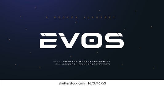 Sport Modern Future Italic Alphabet Font. Typography urban style fonts for technology, digital, movie logo italic style. vector illustration