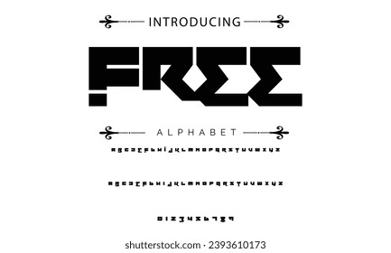 Sport Modern Italic Alphabet Font. Typography urban style fonts for technology, digital, movie logo design. vector illustration