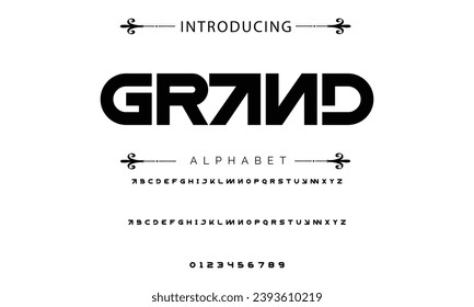 Sport Modern Italic Alphabet Font. Typography urban style fonts for technology, digital, movie logo design. vector illustration
