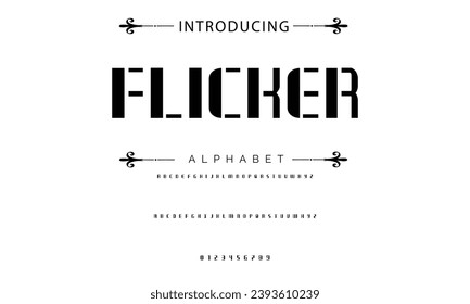 Sport Modern Italic Alphabet Font. Typography urban style fonts for technology, digital, movie logo design. vector illustration