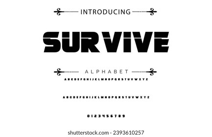 Sport Modern Italic Alphabet Font. Typography urban style fonts for technology, digital, movie logo design. vector illustration