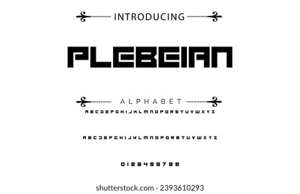 Sport Modern Italic Alphabet Font. Typography urban style fonts for technology, digital, movie logo design. vector illustration