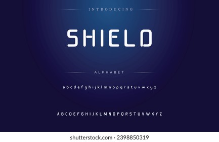 Sport Modern Italic Alphabet Font. Typography urban style fonts for technology, digital, movie logo design. vector illustration