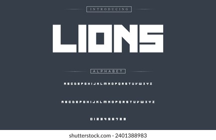 Sport Modern Italic Alphabet Font. Typography urban style fonts for technology, digital, movie logo design. vector illustration