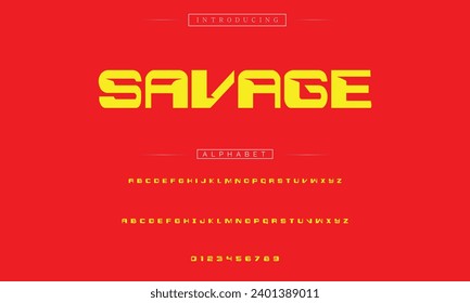 Sport Modern Italic Alphabet Font. Typography urban style fonts for technology, digital, movie logo design. vector illustration