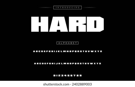 Sport Modern Italic Alphabet Font. Typography urban style fonts for technology, digital, movie logo design. vector illustration