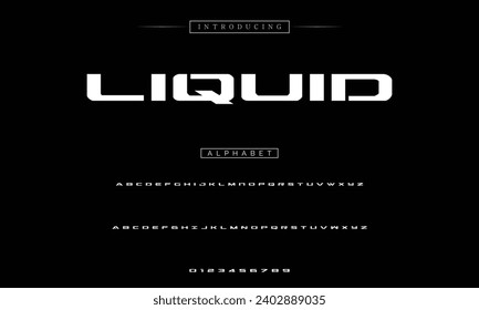 Sport Modern Italic Alphabet Font. Typography urban style fonts for technology, digital, movie logo design. vector illustration