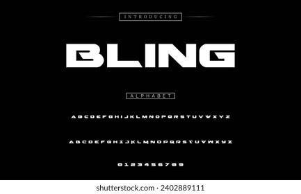 Sport Modern Italic Alphabet Font. Typography urban style fonts for technology, digital, movie logo design. vector illustration