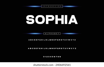 Sport Modern Italic Alphabet Font. Typography urban style fonts for technology, digital, movie logo design. vector illustration