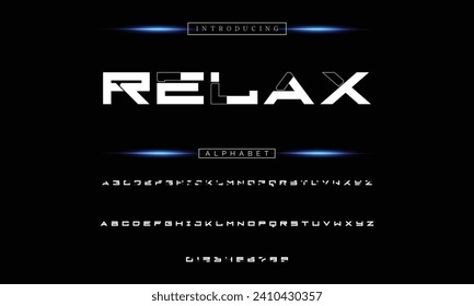 Sport Modern Italic Alphabet Font. Typography urban style fonts for technology, digital, movie logo design. vector illustration
