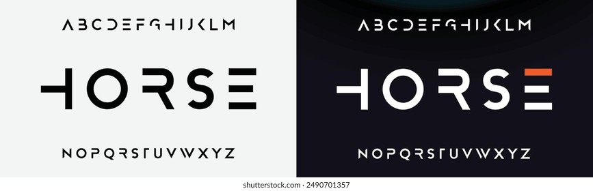 Sport Modern Italic Alphabet Font. Typography urban style fonts for technology, digital, movie logo. vector illustration