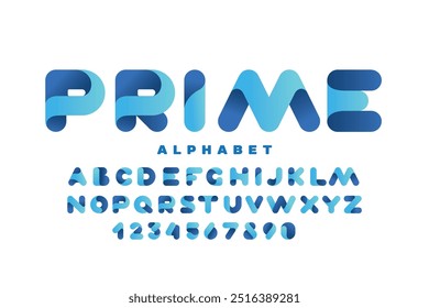 Fonte em Alfabeto Itálico Moderno Sport. Fontes de estilo urbano tipografia para tecnologia, digital, design de logotipo de filme. ilustração vetorial