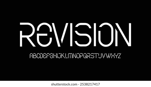 Sport Modern Italic Alphabet Font. Typography urban style fonts for technology, digital, movie logo design. vector illustration

