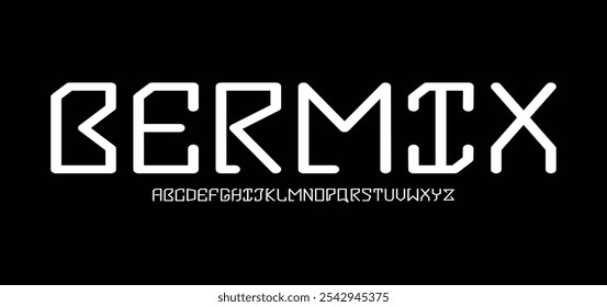 Sport Modern Italic Alphabet Font. Typography urban style fonts for technology, digital, movie logo. vector illustration
