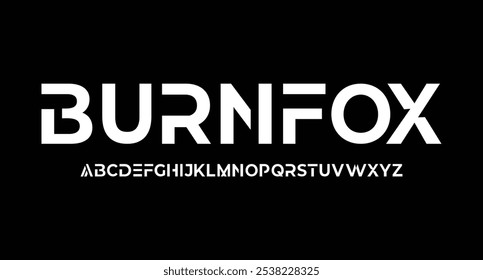 
Sport Modern Italic Alphabet logo Font. Typography urban style fonts for technology, digital, movie logos. vector illustration
