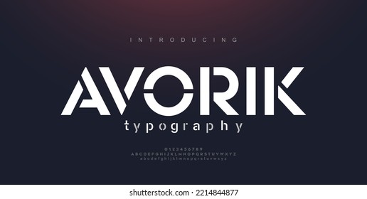 Sport modern urban alphabet fonts. Typography, abstract technology, fashion, digital, future creative logo font. vector illustration