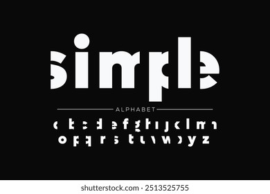 Sport modern urban alphabet fonts. Typography, abstract technology, fashion, digital, future creative logo font. vector illustration