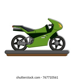 Sport motorcycle vehicle