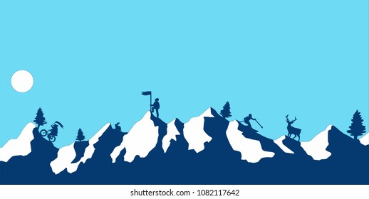 sport in the mountains