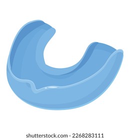 Sport mouthguard icon cartoon vector. Dental guard. Storage care