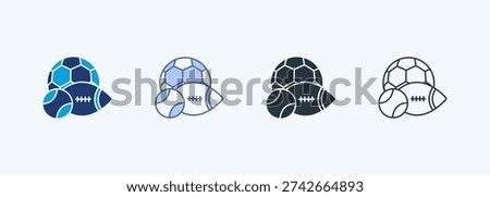 Sport Multiple Style Icon Collection