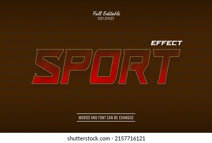 Sport Neon Cartoon Text Effect with Shiny Style Template