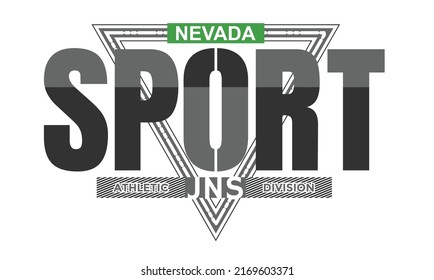 Diseño deportivo nevada, vintage y tipográfico en ilustración vectorial.ropa,camiseta,ropa y otros usos.Diseño abstracto con el estilo grunge y denim. Impresión vectorial, tipografía, afiche.