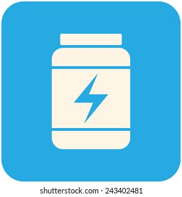 Sport Nutrition, modern flat icon