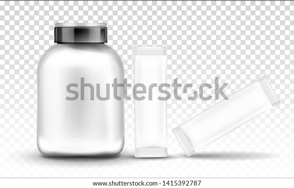 Download Sport Nutrition Supplement Container Packaging Mockup Stock Vector Royalty Free 1415392787 PSD Mockup Templates