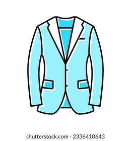 sport outerwear male color icon vector. sport outerwear male sign. isolated symbol illustration