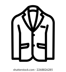 sport outerwear male line icon vector. sport outerwear male sign. isolated contour symbol black illustration