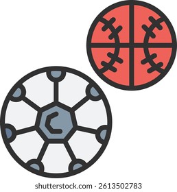 Sport Outline Filled Style Icon