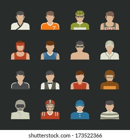 Sport people icon , eps10 vector format