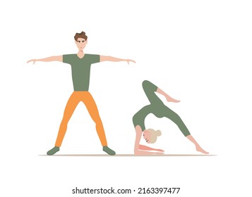 Sport people set. Collection of different sport activity. vector illustration in cartoon style