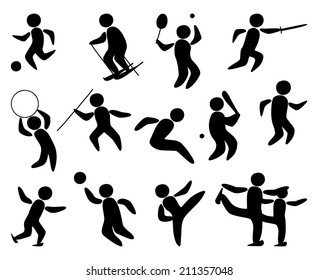 Sport People Silhouette