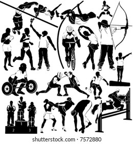 sport people vector