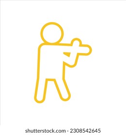 Sport people, Vector, Silhouettes icon, Symbols modern eps.10