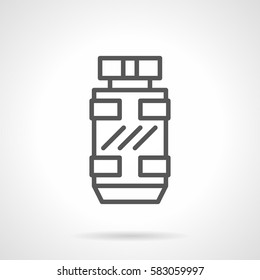 Sport perfumes. Simple line style icon