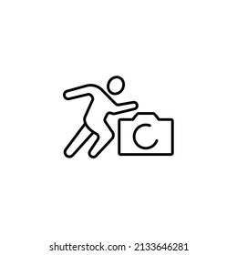 sport photography icons  symbol vector elements for infographic web