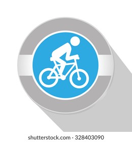 Sport pictogram icon over white background, vector graphic design.