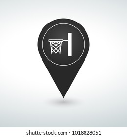 sport pin Map pin icon