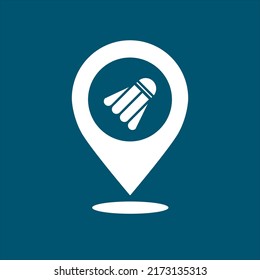 sport pin Map pin icon. Vector illustration