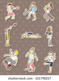 sport player stickers