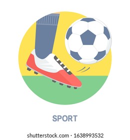 Sport and playing icon concept