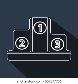 Sport podium icon