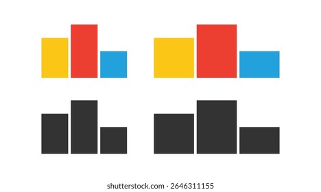 Sport podium icon. Business hierarchy pyramid sign. Graphic level diagram. Business pedestal template. Design infographic element. First place marketing icon. Vector illustration on white background.