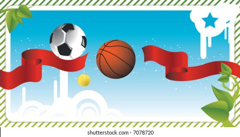 sport postcard