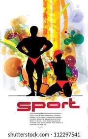 Cartaz esportivo